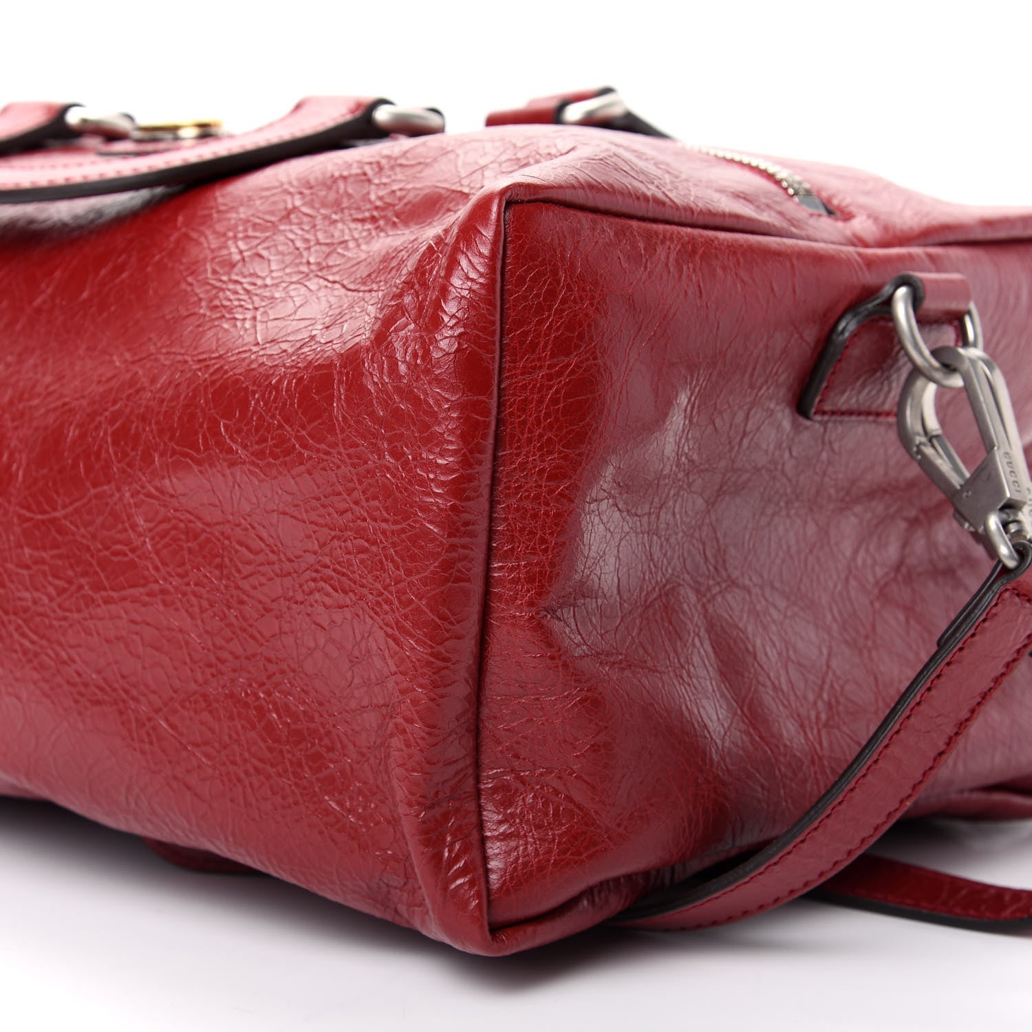 Gucci Fluffy Calfskin Morpheus Convertible Backpack Red 5 of 8