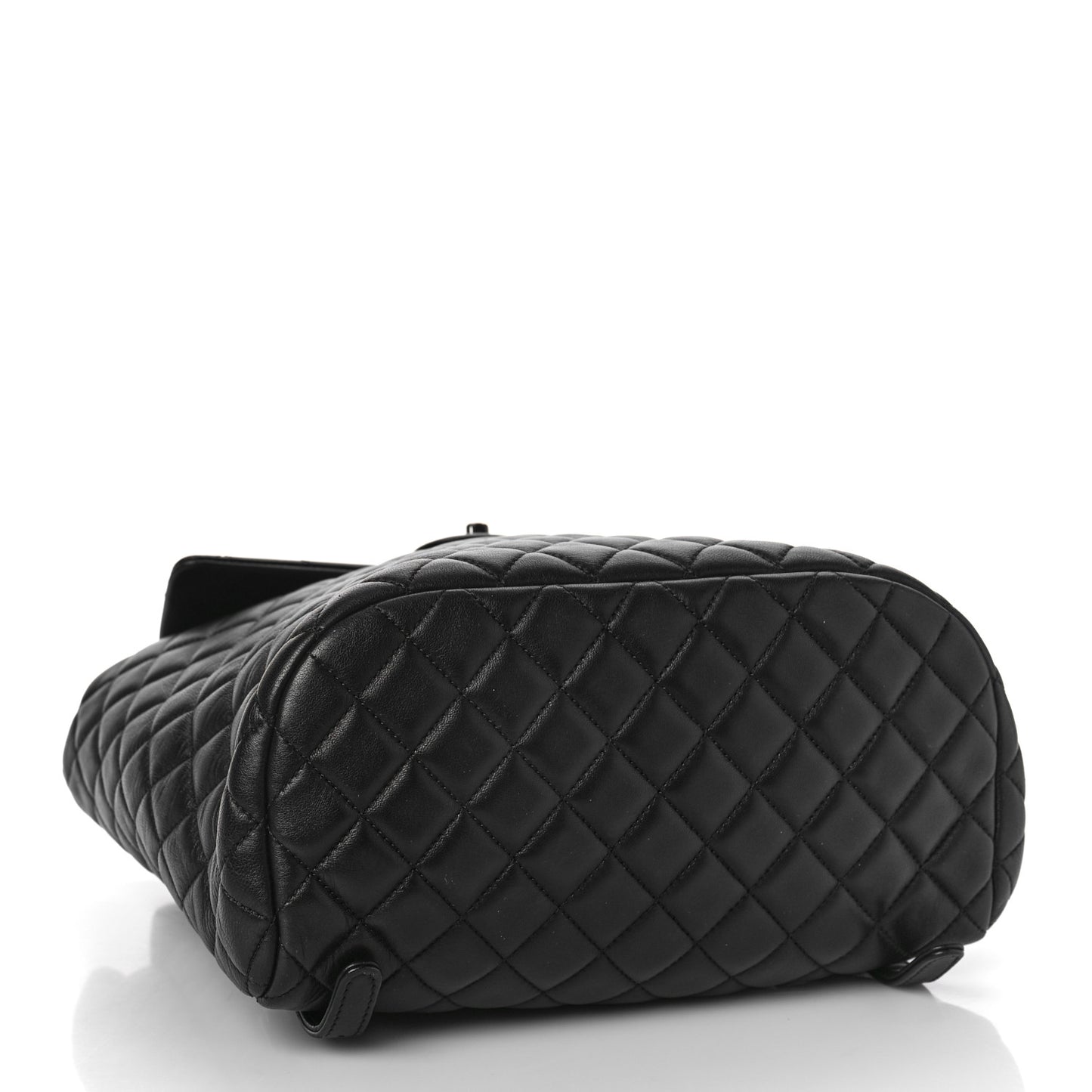 Lambskin Quilted Large Urban Spirit Backpack Black