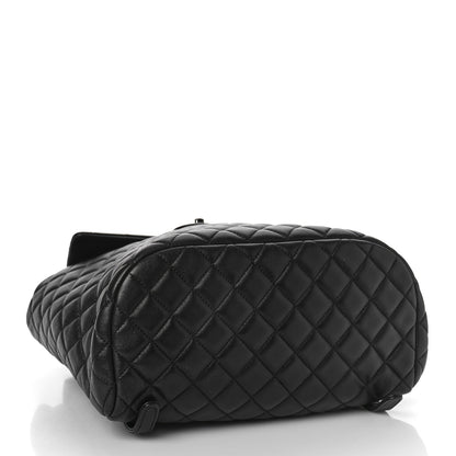 Chanel Lambskin Quilted Large Urban Spirit Backpack Black 4 of 9