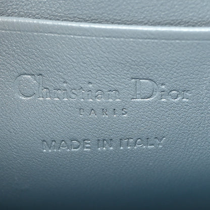 Christian Dior Lambskin Cannage Lady Dior Phone Holder Cloud Blue 6 of 7
