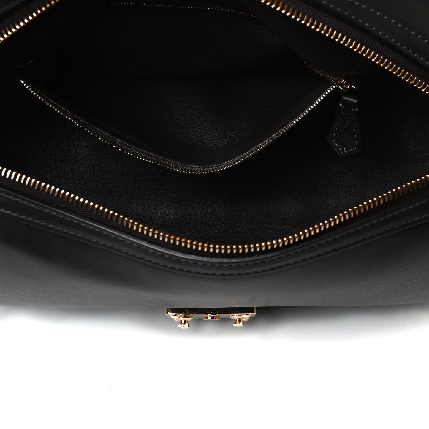 Cuir Orfevre Leather Neo Speedy PM Black