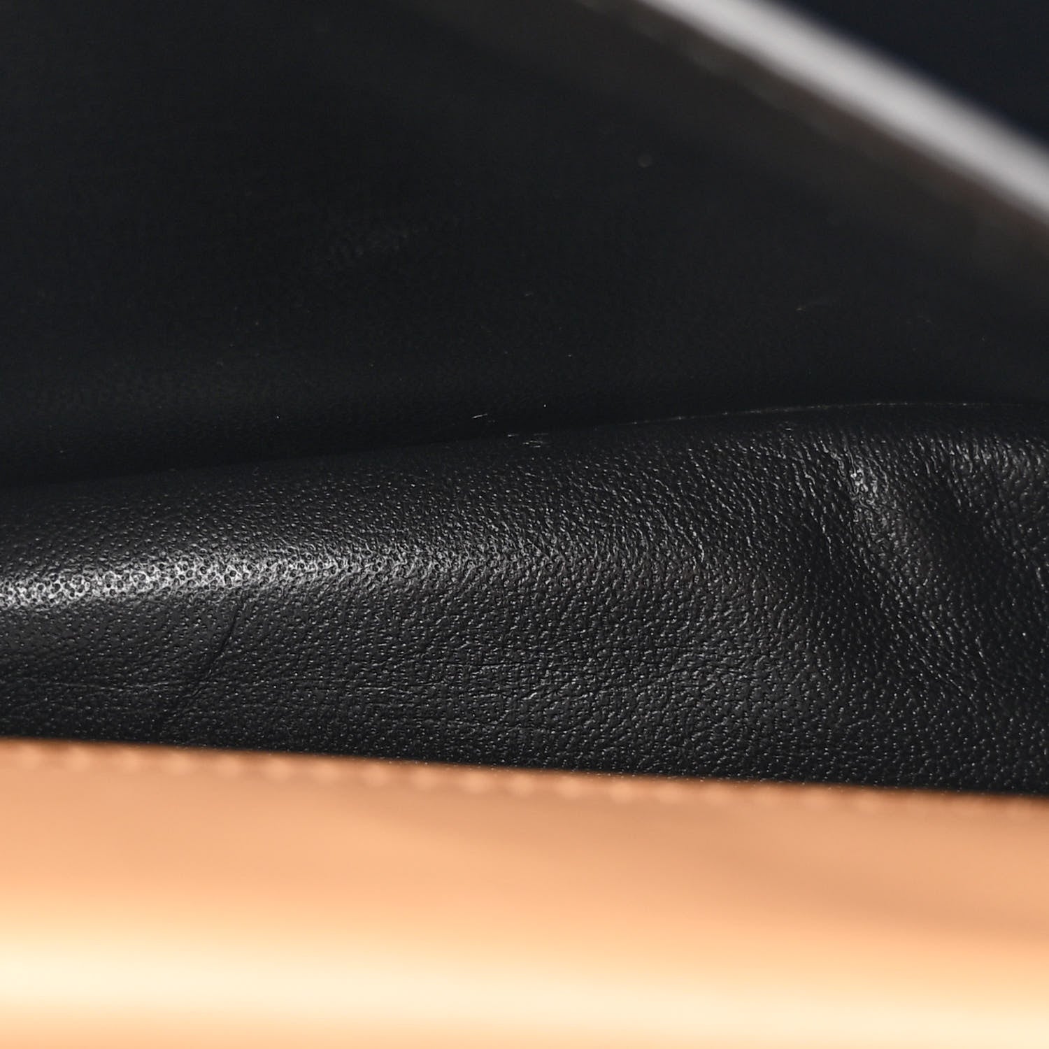 Prada City Calfskin Saffiano Cahier Bag Caramel Black 5 of 10