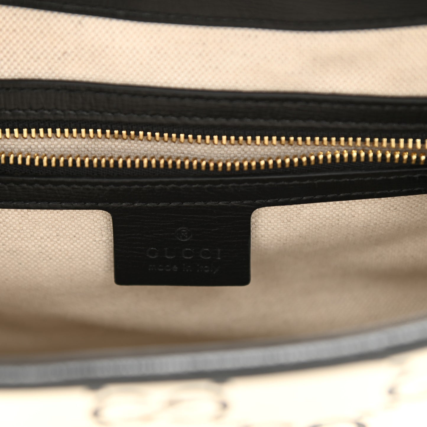 Azalea Calfskin GG Monogram Bi-Color Debossed Small Jackie 1961 Hobo Mystic White Black