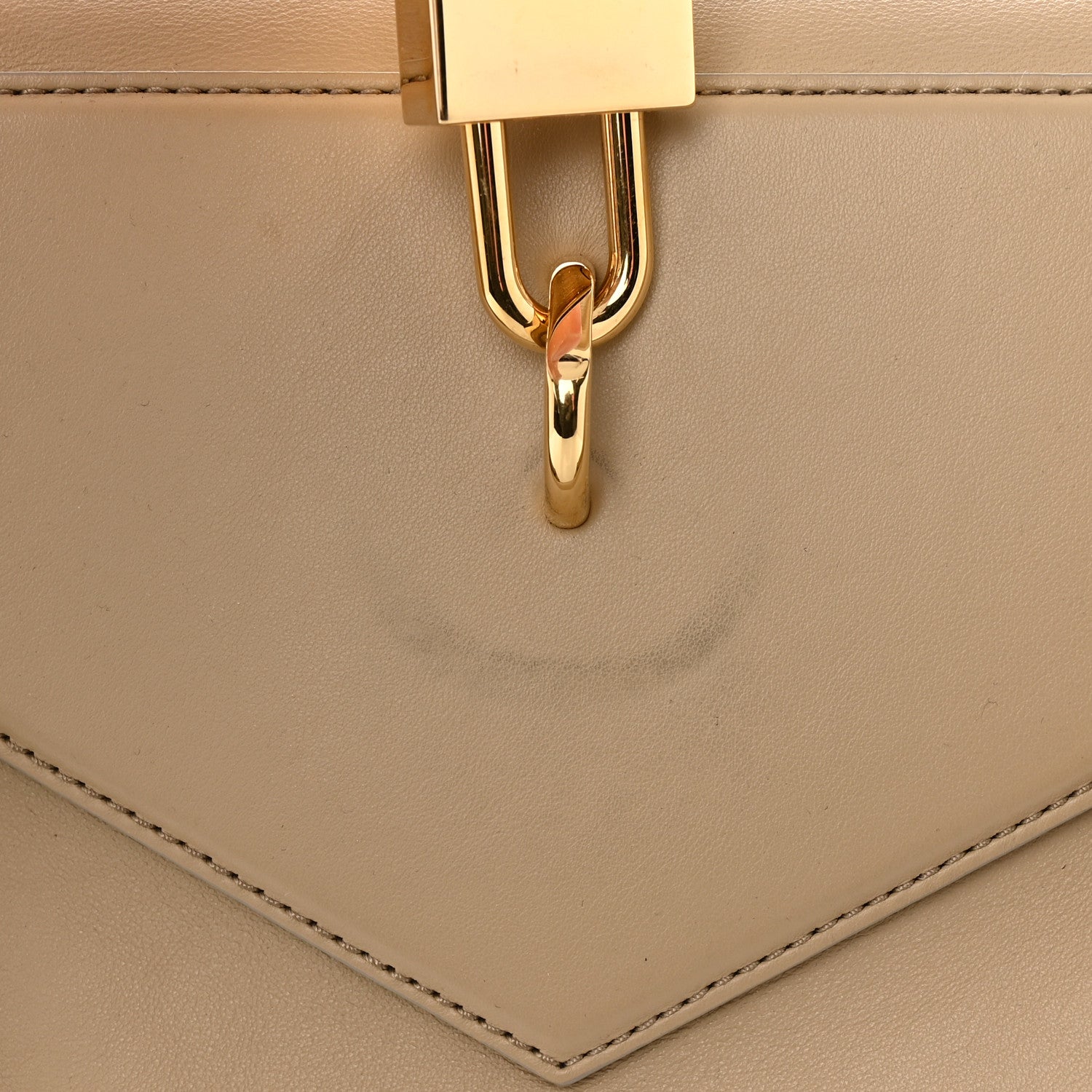 Givenchy Smooth Calfskin Medium Antigona Lock Duffle Bag Beige 11 of 14