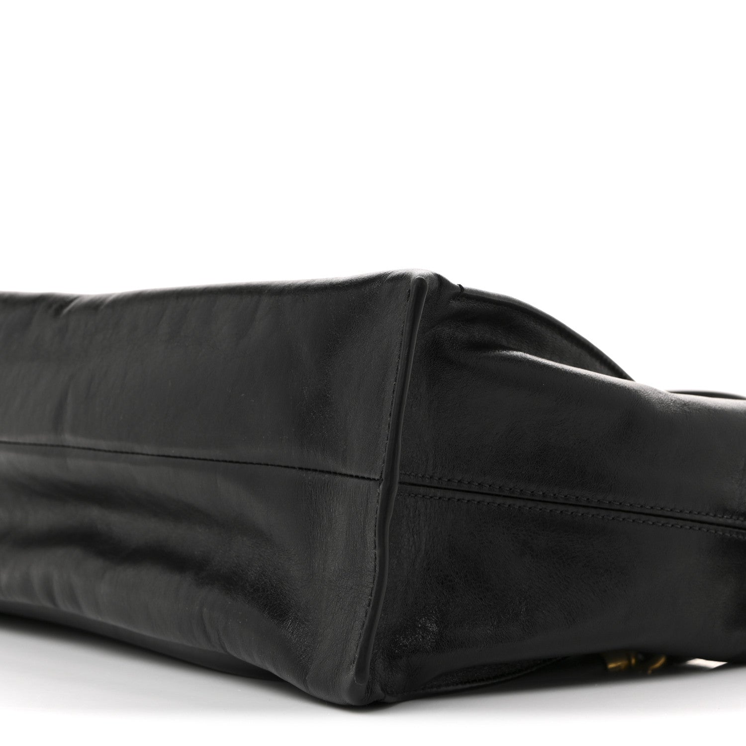 Chloe Natural Shiny Calfskin Large Paraty 24 Bag Black 10 of 13