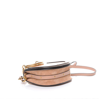 Chloe Calfskin Suede Small Nile Bracelet Bag Biscotti Beige 5 of 9