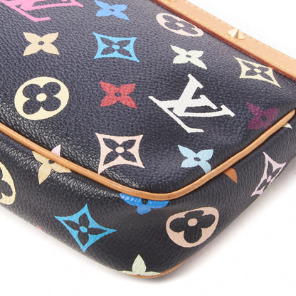 Louis Vuitton Monogram Multicolor Pochette Accessories Black 5 of 8