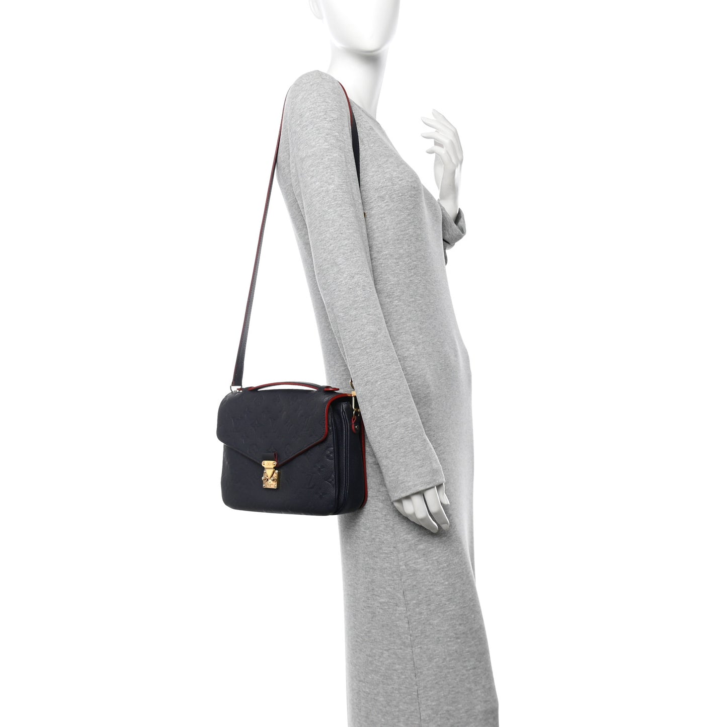 Empreinte Pochette Metis Marine Rouge