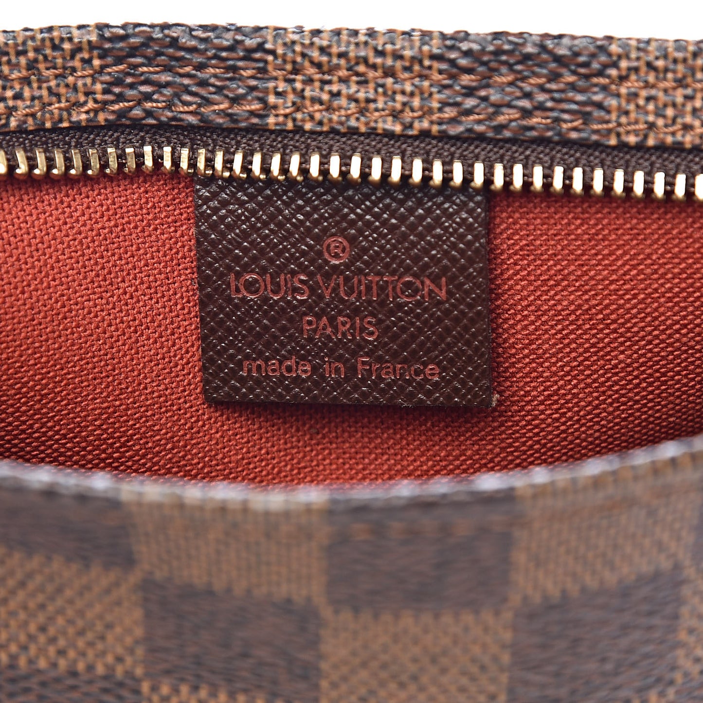 Damier Ebene Trousse Make Up Bag Pochette