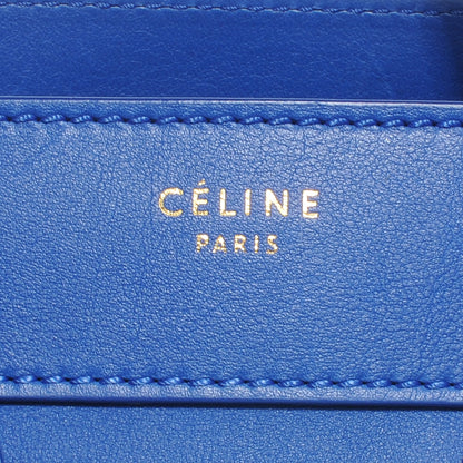 Celine Smooth Calfskin Micro Luggage Royal Blue 6 of 10