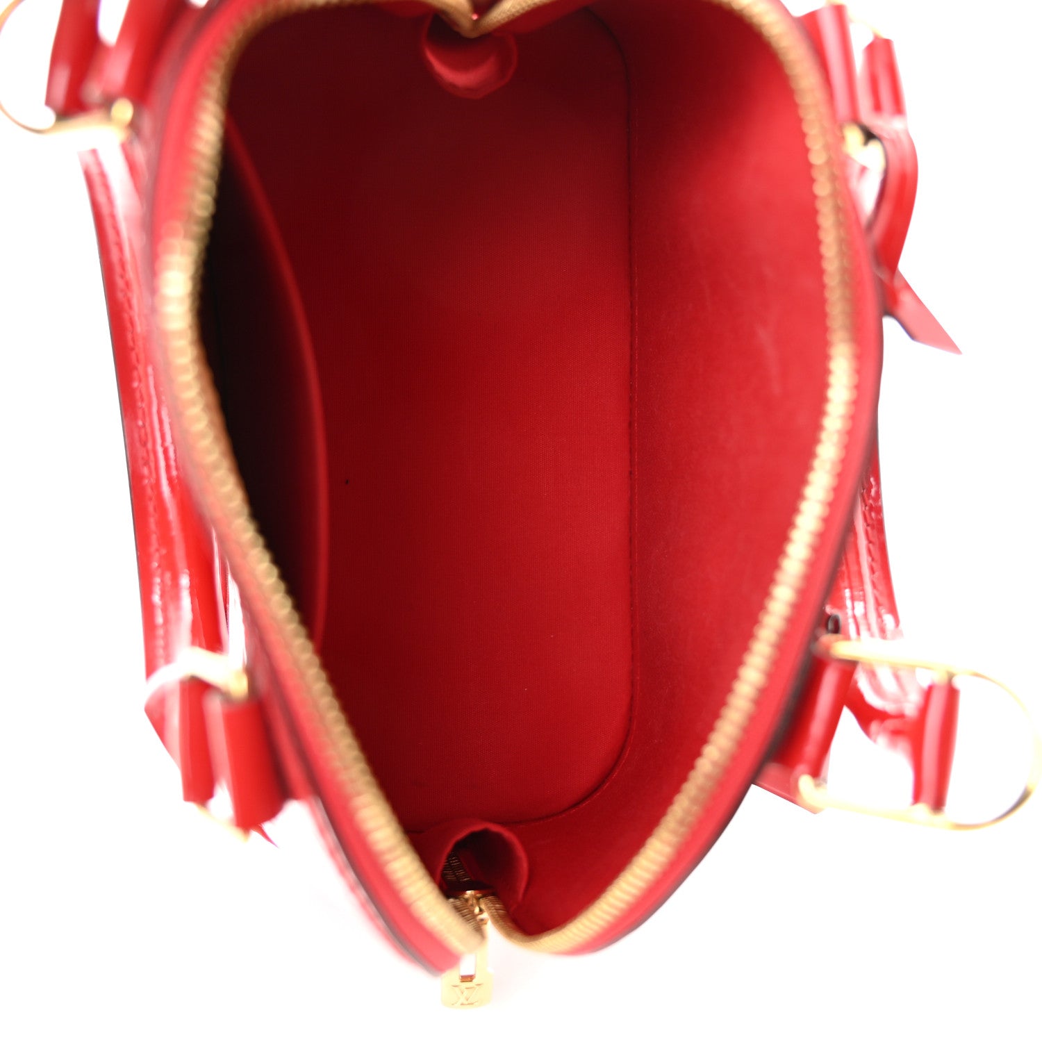 Louis Vuitton Vernis Alma BB Cherry 5 of 10