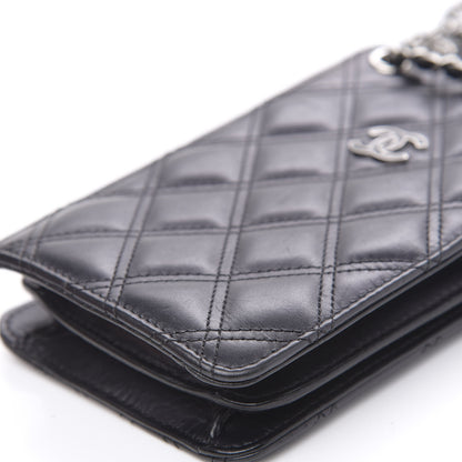 Chanel Calfskin Quilted Crossbody CC Phone Holder Black 11 of 12