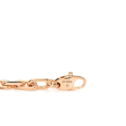 Cartier 18K Pink Gold Shopping Bag Charm Spartacus Link Chain Bracelet 5 of 6