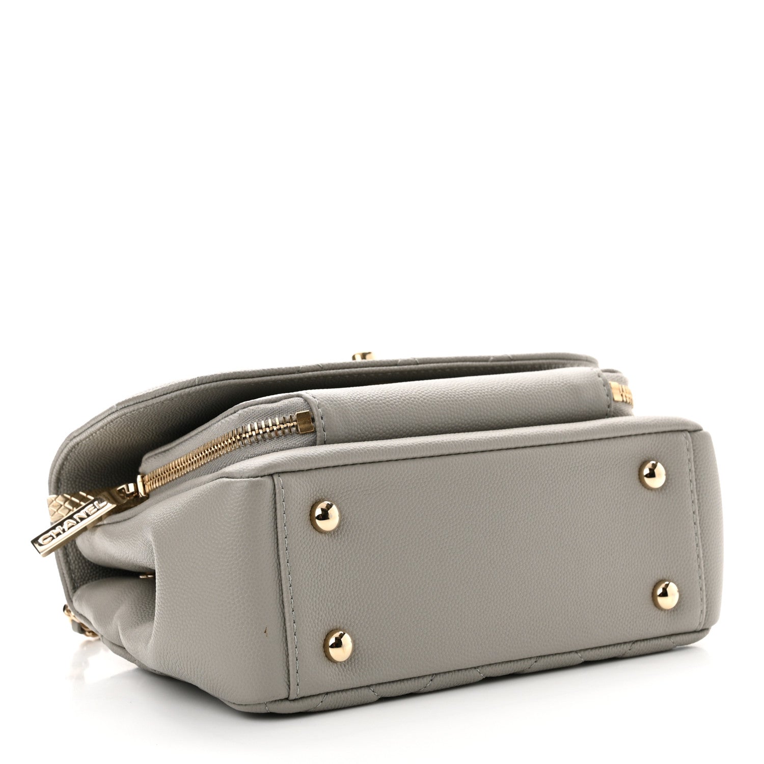 Chanel Caviar Quilted Mini Business Affinity Flap Grey 4 of 10