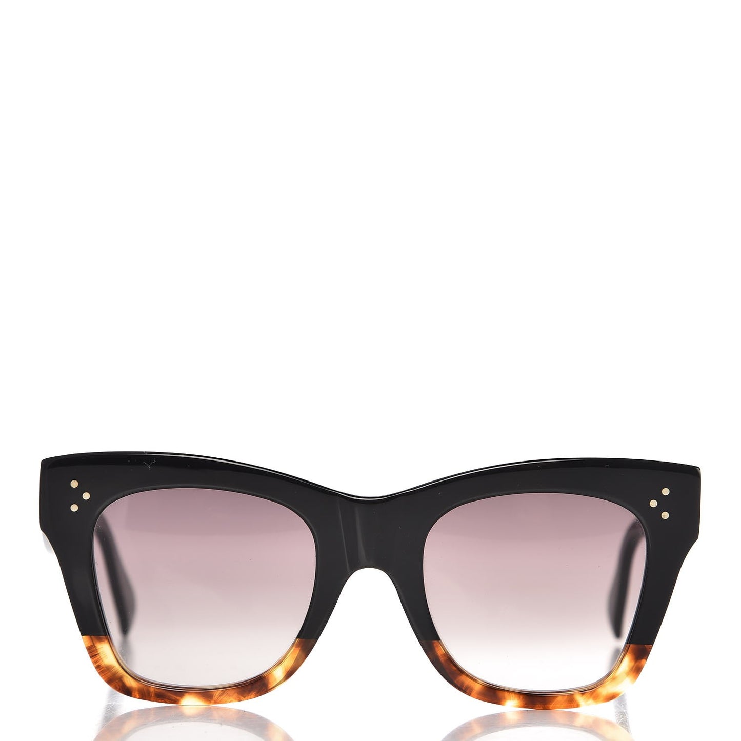 Cat Eye Sunglasses CL40004I Black Havana Brown