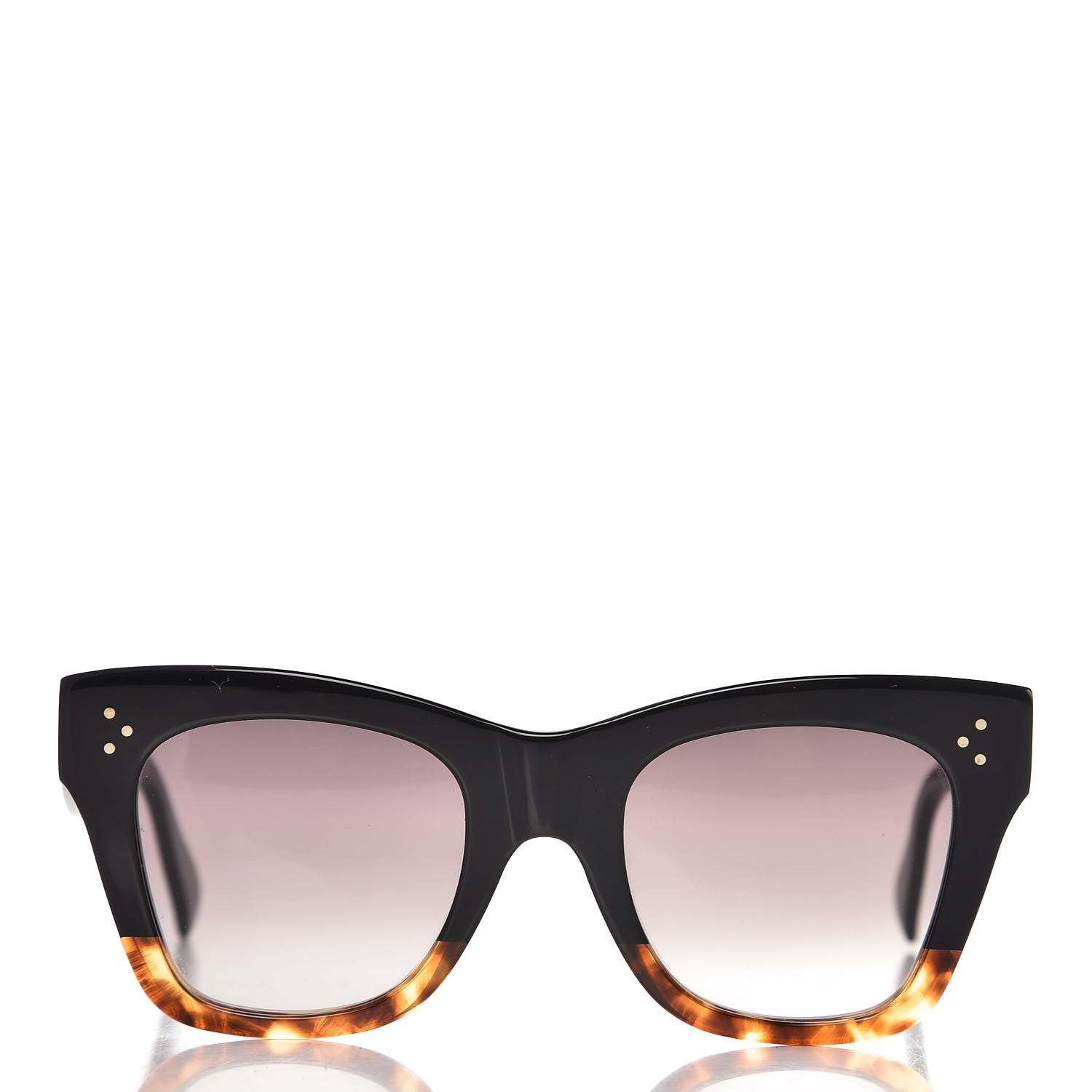 Celine Cat Eye Sunglasses CL40004I Black Havana Brown 2 of 7