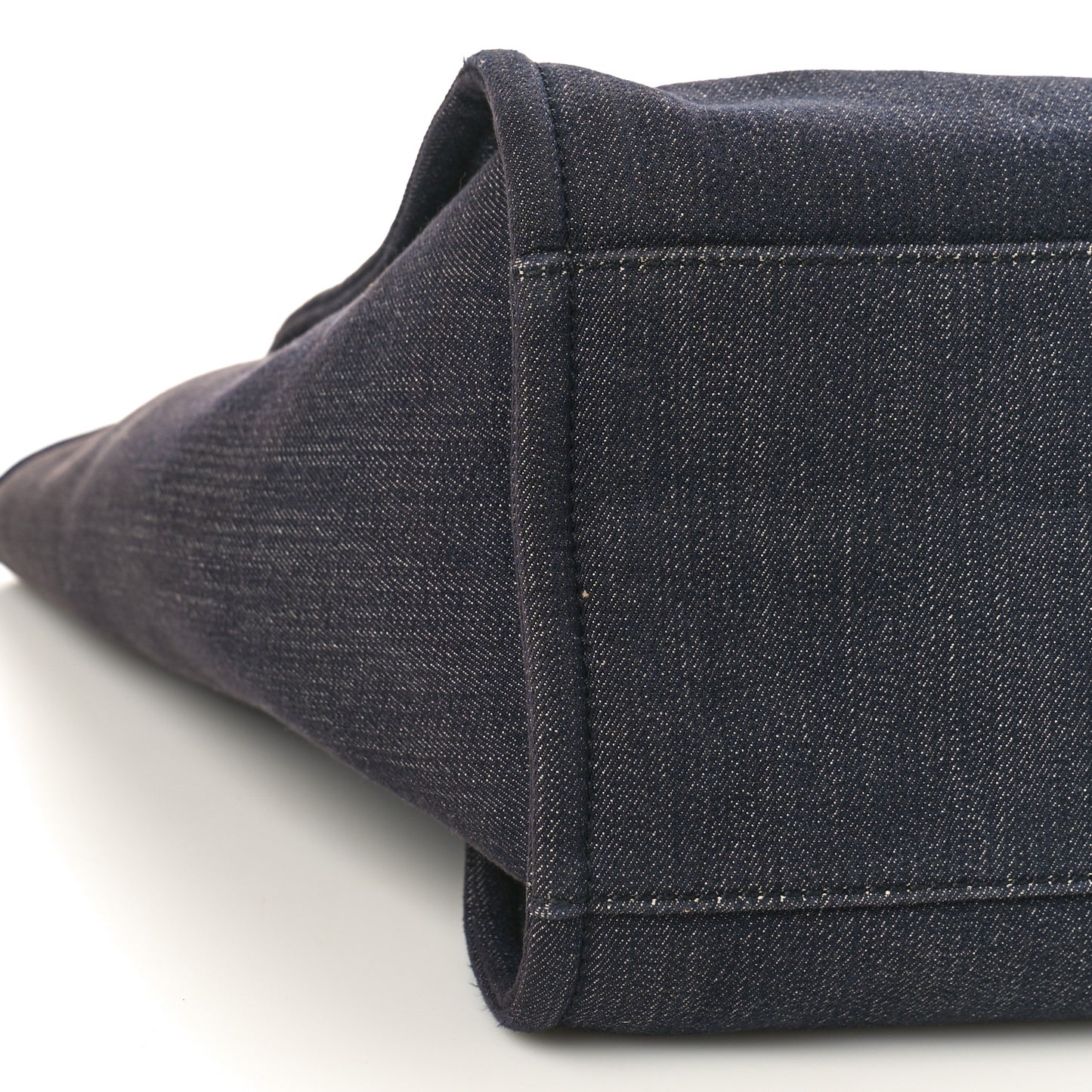 Denim Medium Deauville Tote Dark Blue
