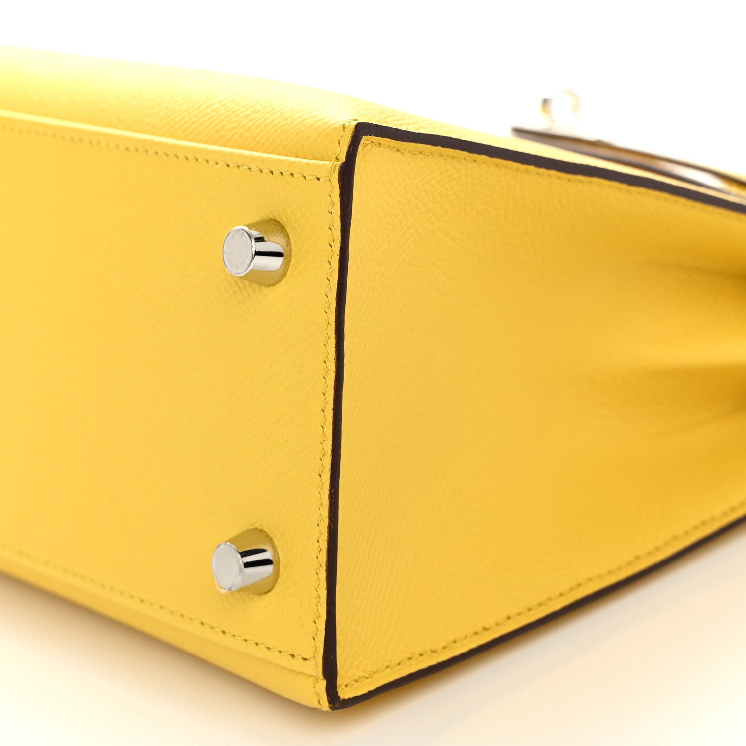 Hermes Epsom Kelly Sellier 25 Jaune De Naples 10 of 11