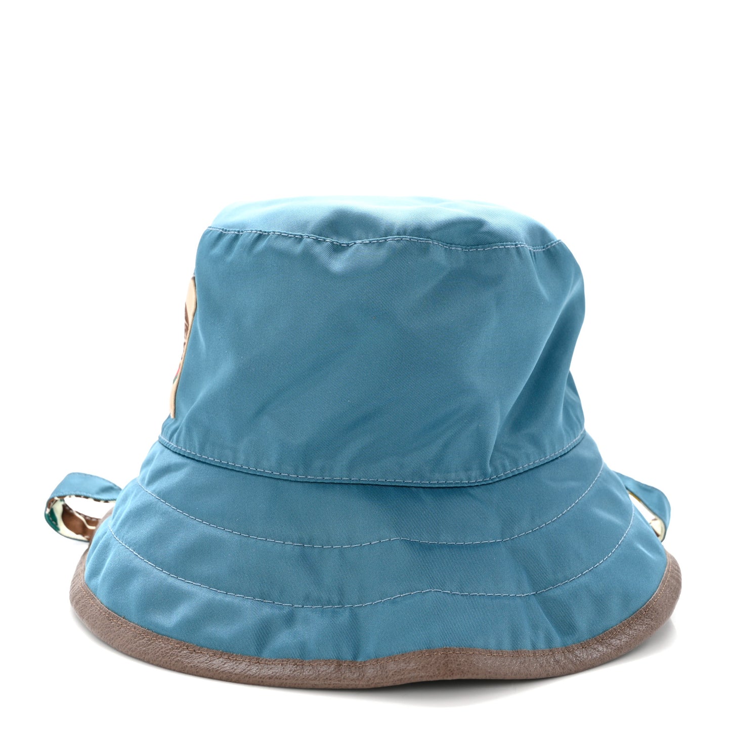 X THE NORTH FACE Nylon Reversible Self-Tie Bucket Hat S Beige Sky Blue