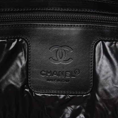 Chanel Nylon Quilted Large Coco Cocoon Tote Blue 5 of 9