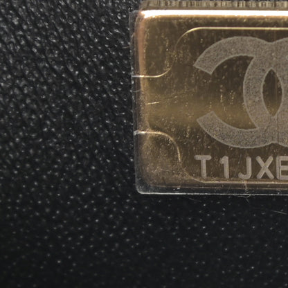 Chanel Lambskin Quilted Mini Top Handle Rectangular Flap Black 7 of 12