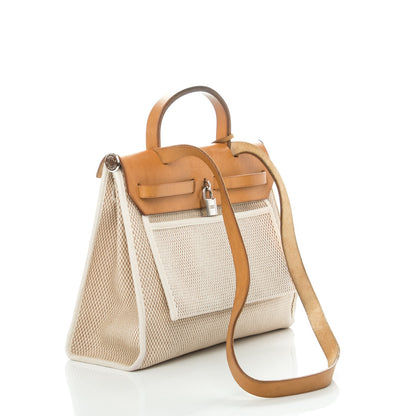 Hermes Toile Barenia Herbag PM Natural 3 of 7