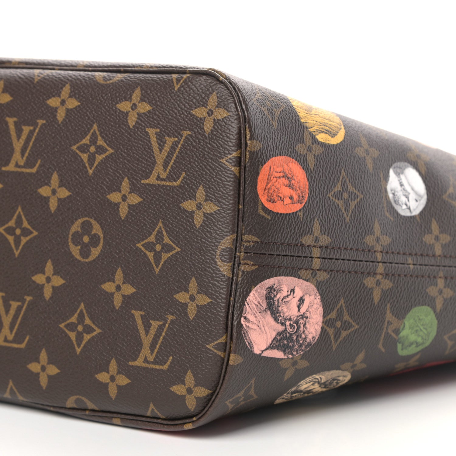 Louis Vuitton X FORNASETTI Monogram Cameo Neverfull MM 9 of 9