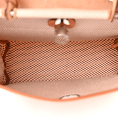 Hermes Vache Hunter Criss Viking Herbag Zip Retourne 31 PM Ecru Beige Naturel 6 of 11