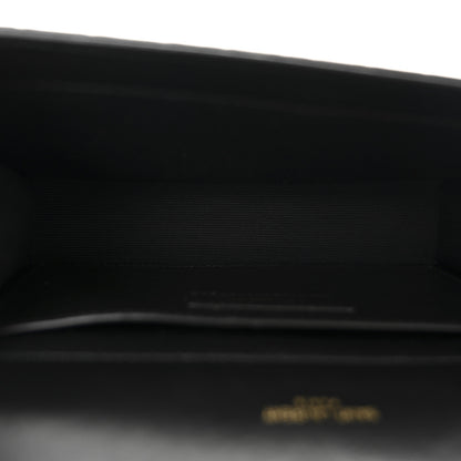 Saint Laurent Crocodile Embossed Nubuck Small Monogram Kate Satchel Black 5 of 10