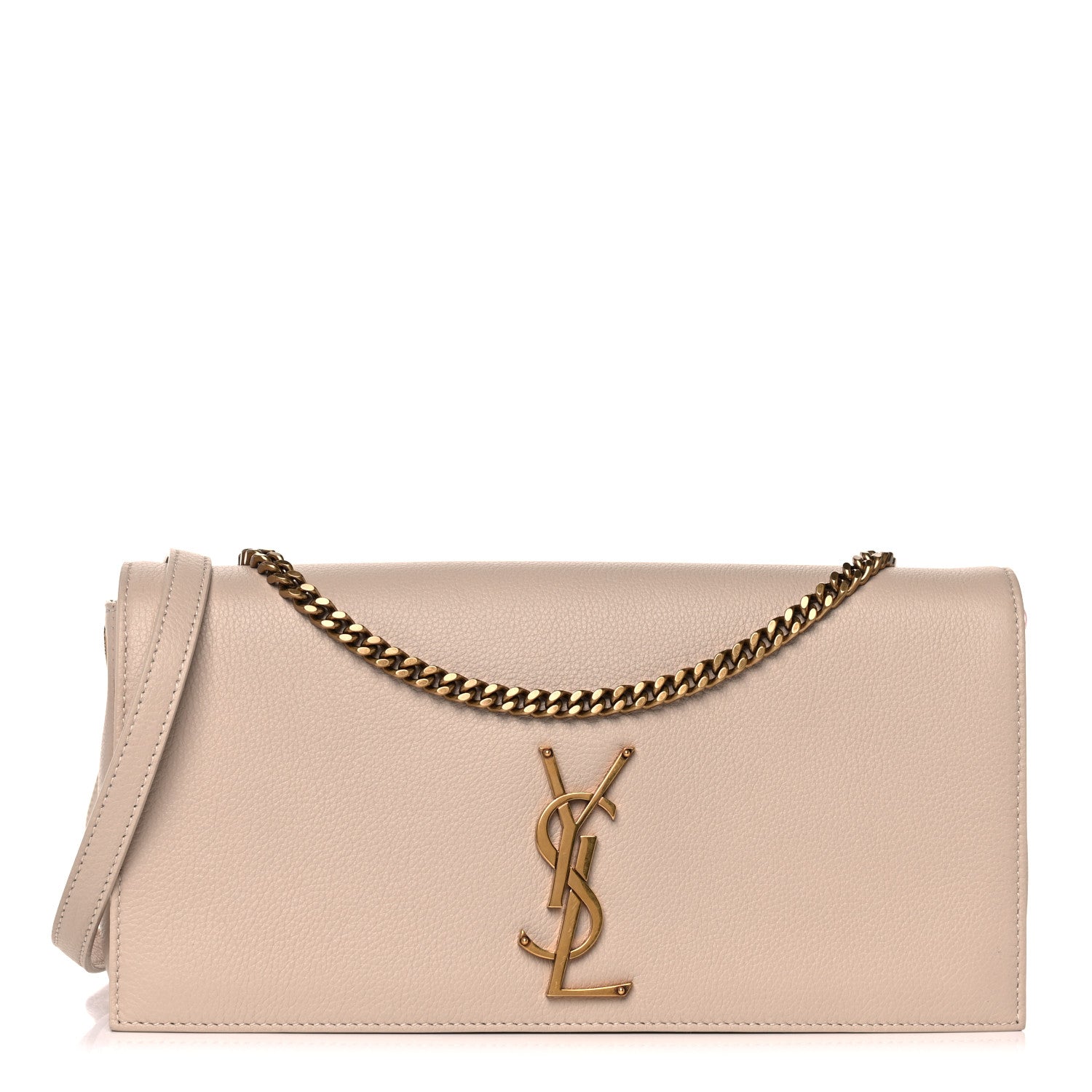 Saint Laurent Calfskin Medium Monogram Kate 99 Oat 1 of 8