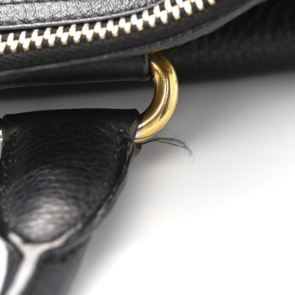 Prada Vitello Daino Shopping Satchel Black 16 of 19