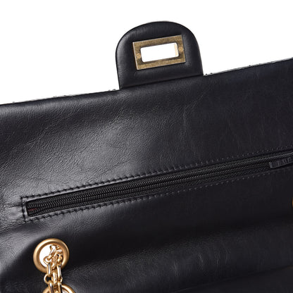 Chanel Aged Calfskin Quilted 2.55 Reissue 225 Flap Black 11 of 14