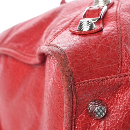 Balenciaga Agneau Giant 12 Silver Hardware Work Rouge Cardinal 10 of 20