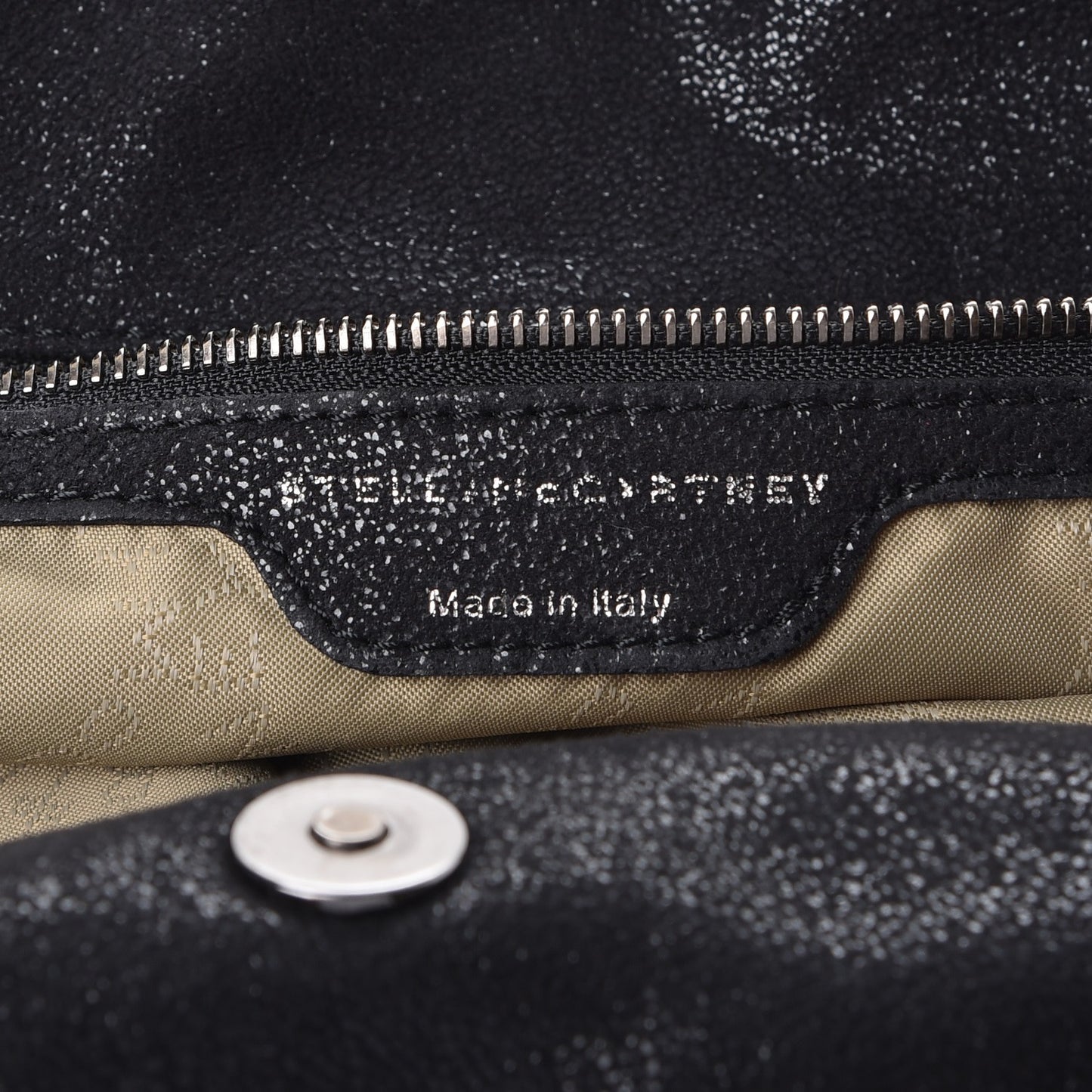 Shaggy Deer Small Falabella Tote Black
