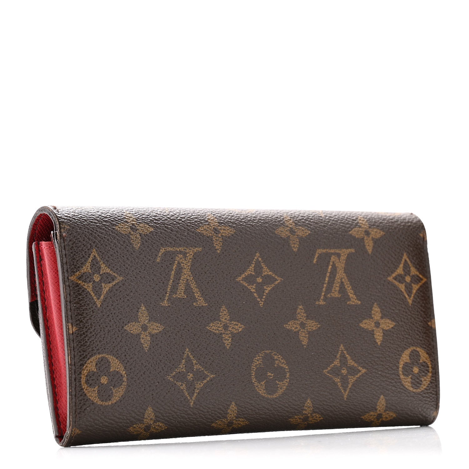 Louis Vuitton Monogram Emilie Wallet Rouge 3 of 14
