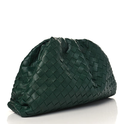 Bottega Veneta Nappa Maxi Intreccio The Pouch Oversized Clutch Raintree 3 of 9