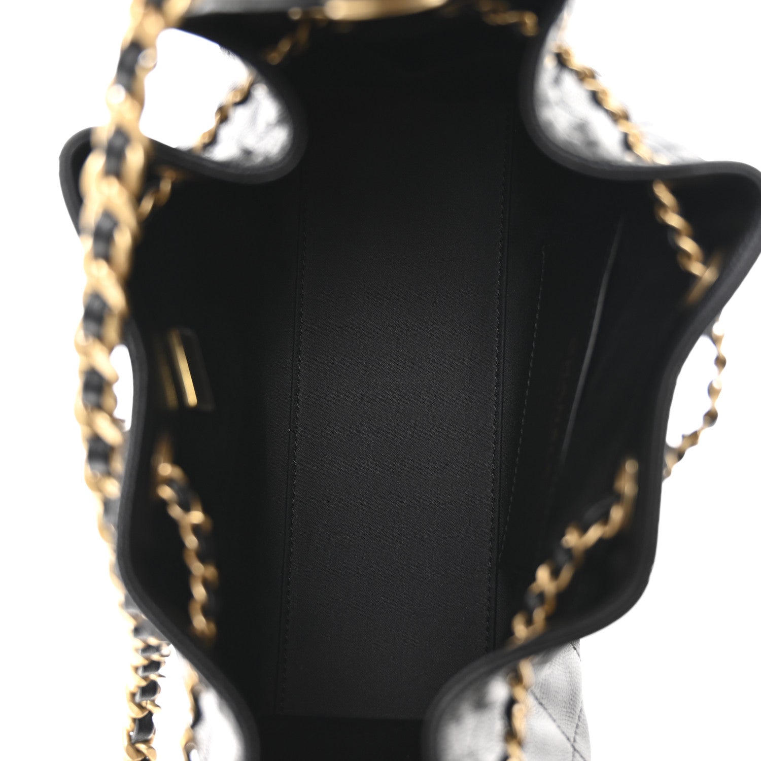 Chanel Caviar Quilted Mini Chanel 25 Handbag Black 5 of 10