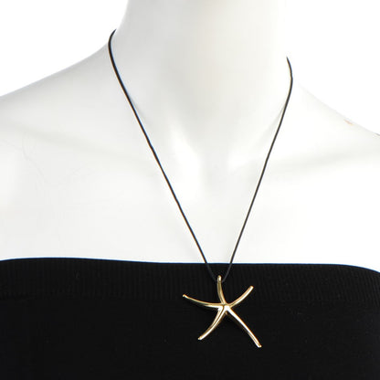 Tiffany 18K Yellow Gold 47mm Elsa Peretti Starfish Pendant Necklace 2 of 6