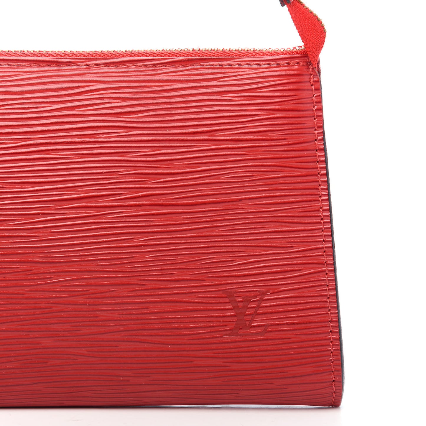 Epi Pochette Accessories 24 Castillan Red