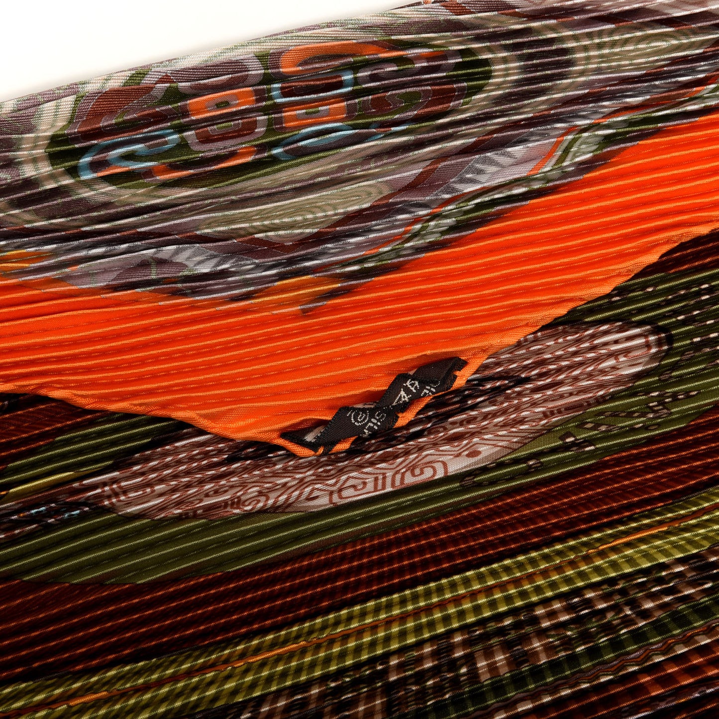 Silk Plisse Scarf 90