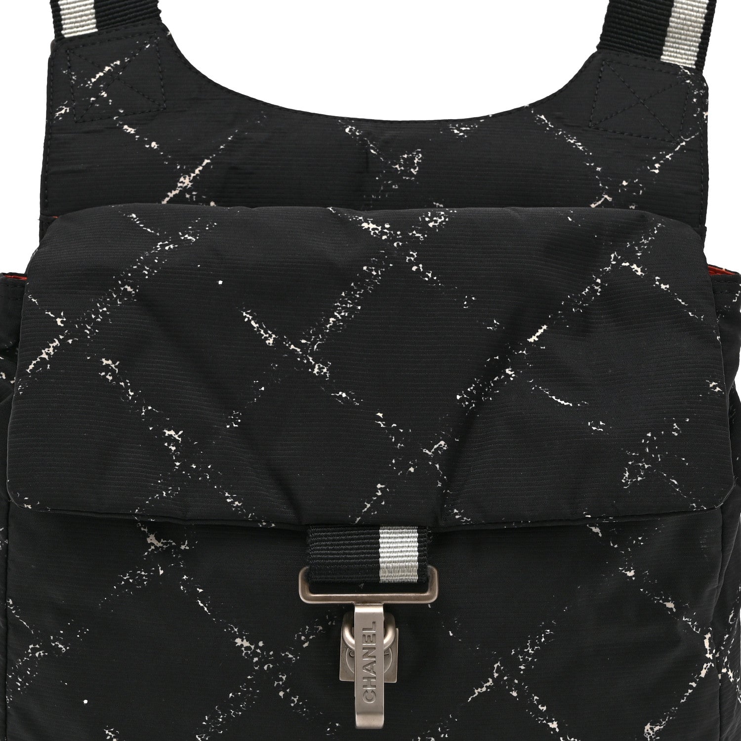 Chanel Nylon Travel Backpack Black 8 of 10