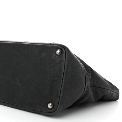 Chanel Washed Calfskin Tote Black 10 of 13