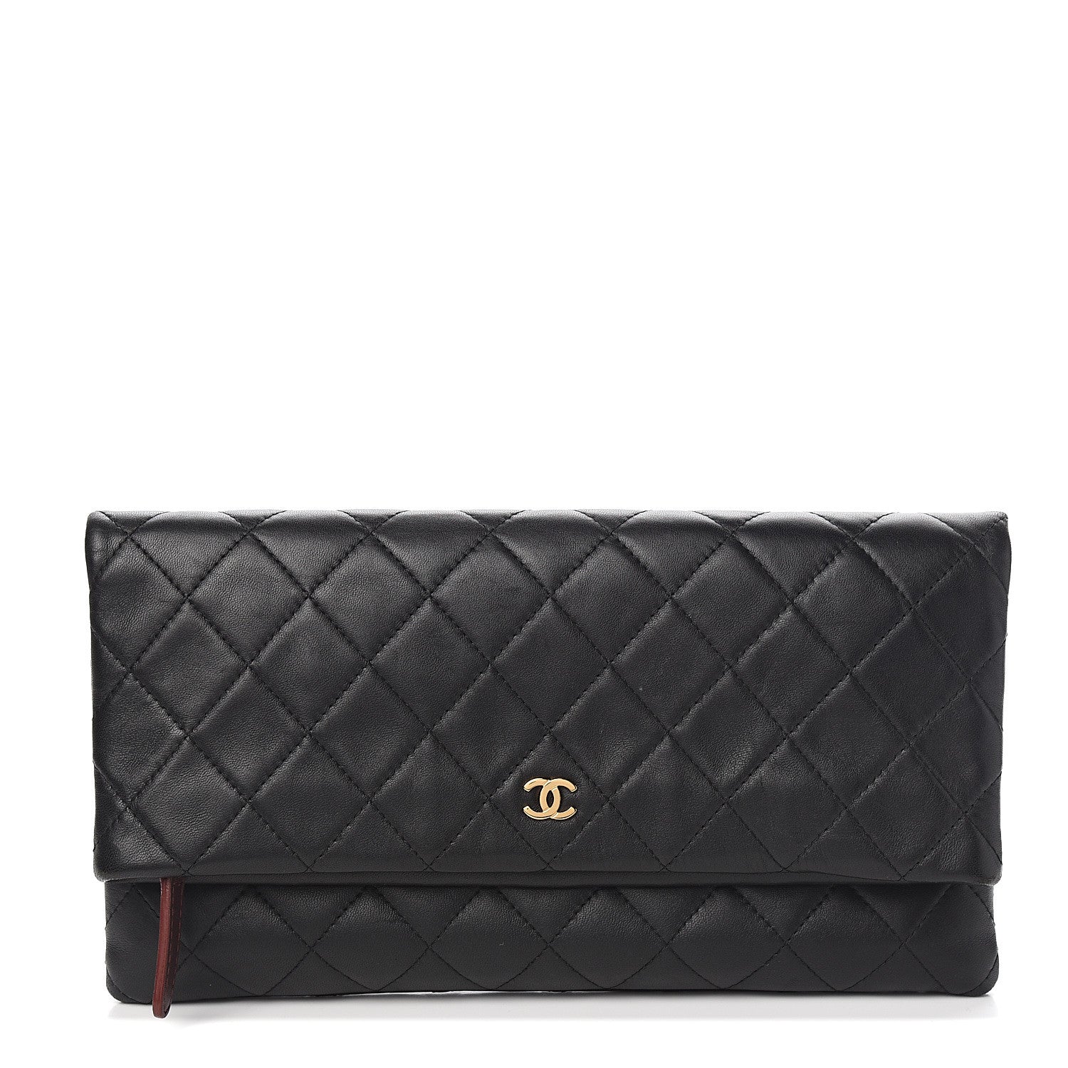 Chanel Lambskin Quilted CC Beauty Clutch Black 1 of 7