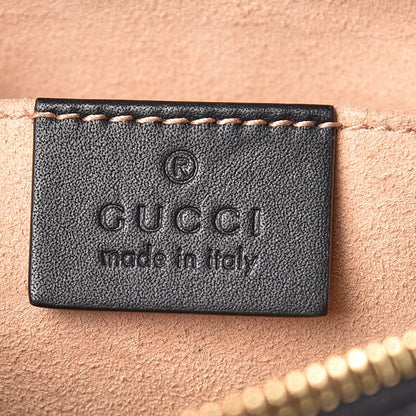 Gucci Suede Patent Web Mini Ophidia Shoulder Bag Black 5 of 10