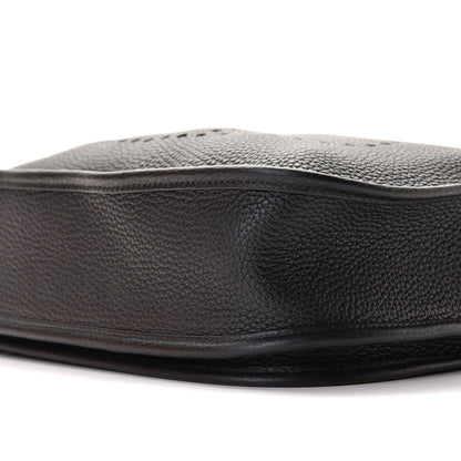 Hermes Taurillon Clemence Evelyne III PM Black 9 of 10