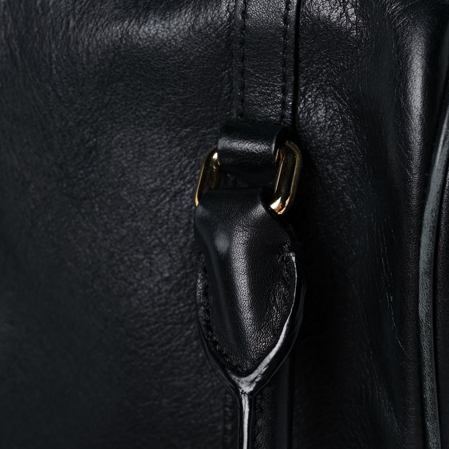 Burberry Grained Calfskin Small Alchester Bowling Bag Black 12 of 12