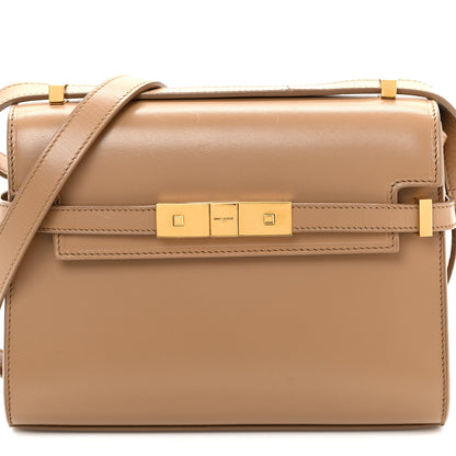 Saint Laurent Smooth Calfskin Mini Manhattan Shoulder Bag  Natural Tan 8 of 10