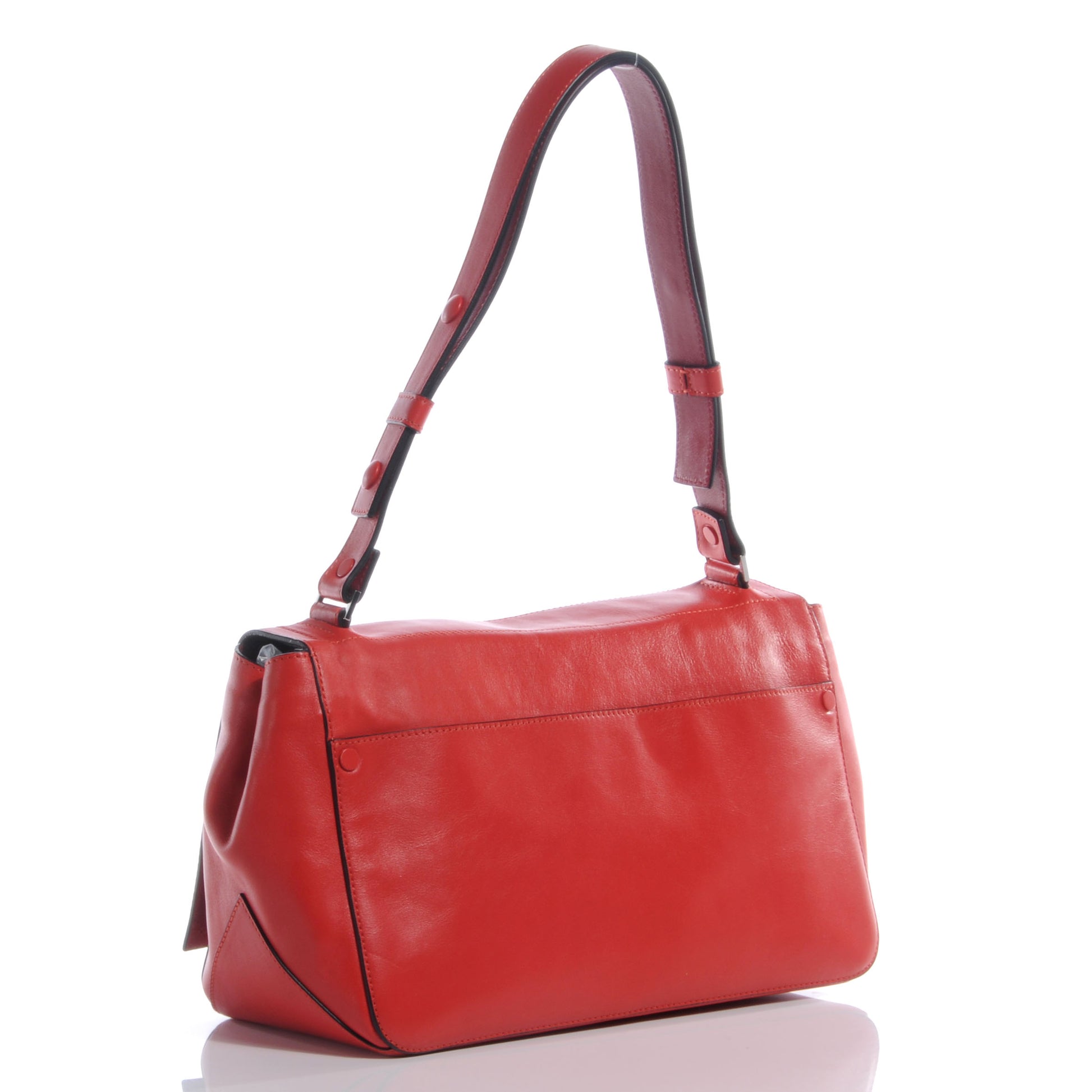 Proenza Schouler Calfskin PS Courier Bag Poppy Chianti 3 of 10
