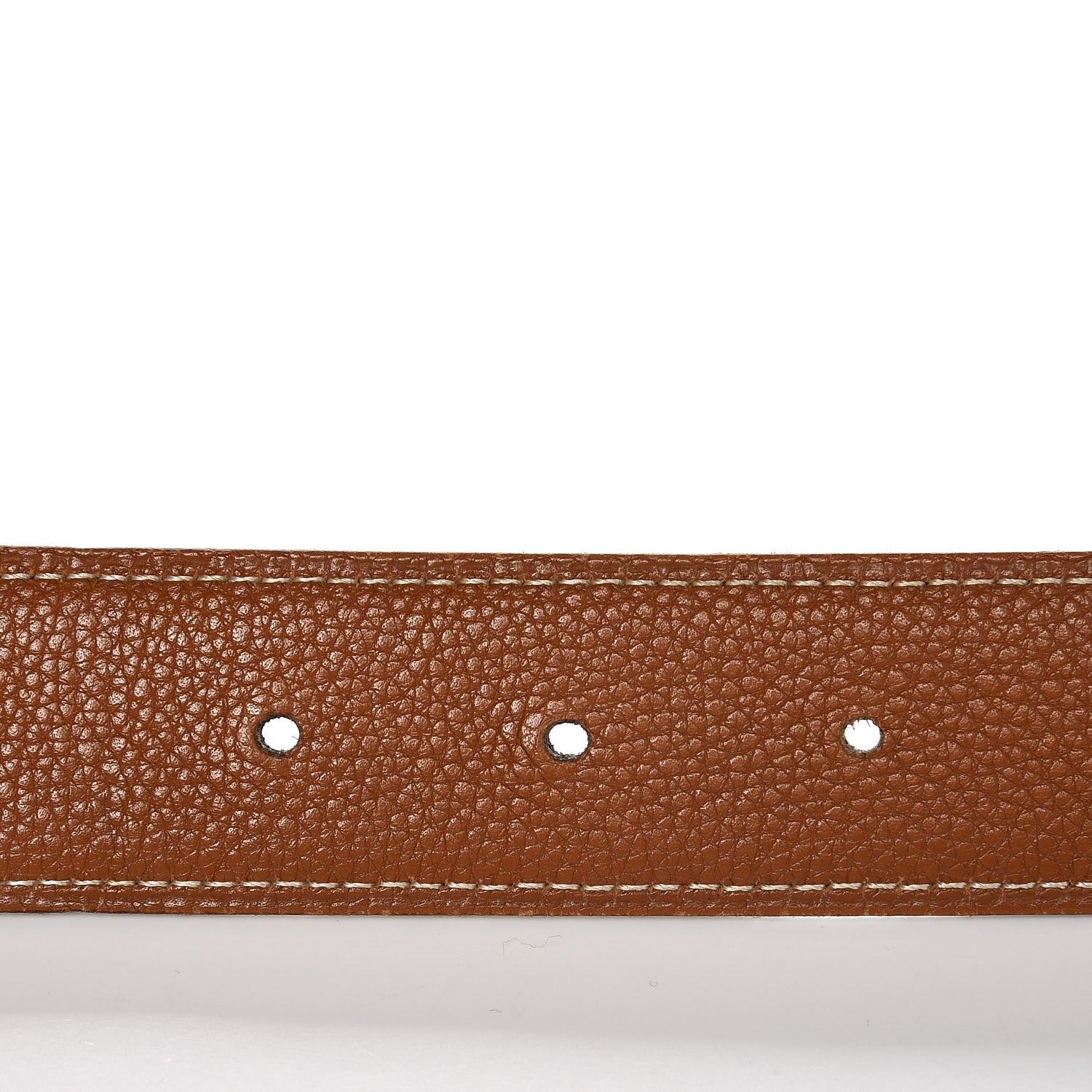 Hermes Box Togo H Belt 75 Black Gold 6 of 7