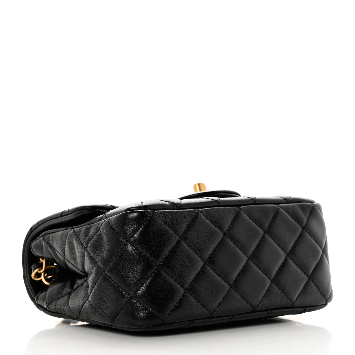 Chanel Lambskin Quilted Mini Pearl Crush Flap Black 4 of 9